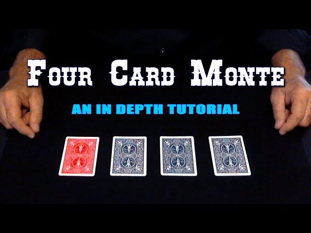 4 Card Monte (Red Black & Blue) ~ An In Depth Tutorial