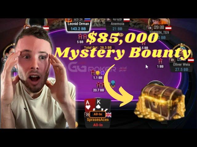 I MADE A FINAL TABLE WITH AN $85,000 MYSTERY BOUNTY (PART 1)