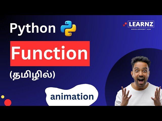 Python Function - Detailed explanation #python #function #tamil | Episode 15