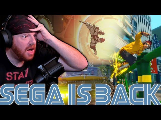 Krimson KB Reacts - Sega Games Reveal - GOLDEN AXE, SHINOBI, JET SET, STREETS OF RAGE, CRAZY TAXI