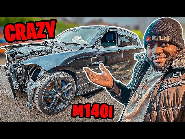 FIXING A WRECKED SALVAGE BMW M140I PART 1 (HERE IS THE PLAN FOR IT!)