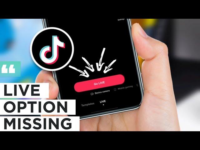 How To Fix Live Option Missing on TikTok | TikTok live option not showing