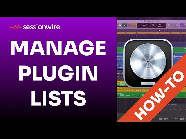 How To Organize And Optimize Plugin Lists in Logic Pro