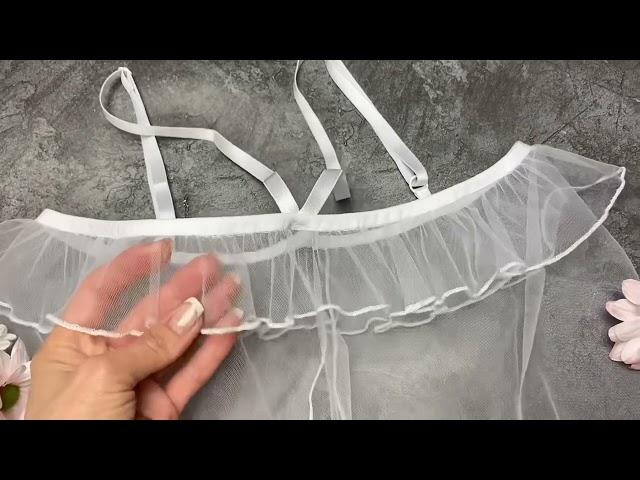 White see through babydoll (handmade)