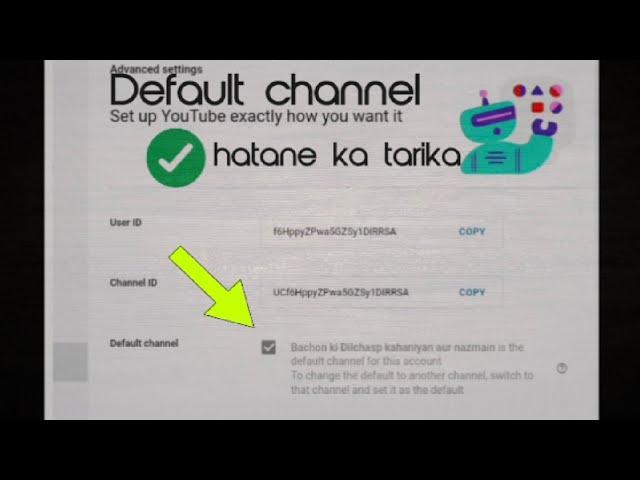 (Default channel tick kaise hatayen from mobile or pc 2022)|Abeera Amir