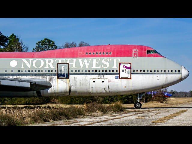 The Worlds Last Remaining Northwest Airlines Boeing 747-100 | N603US Laurinburg-Maxton Airport |