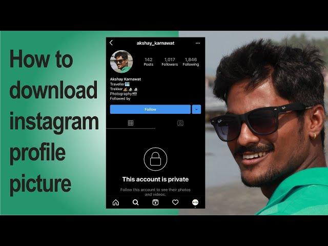 How to download instagram profile picture