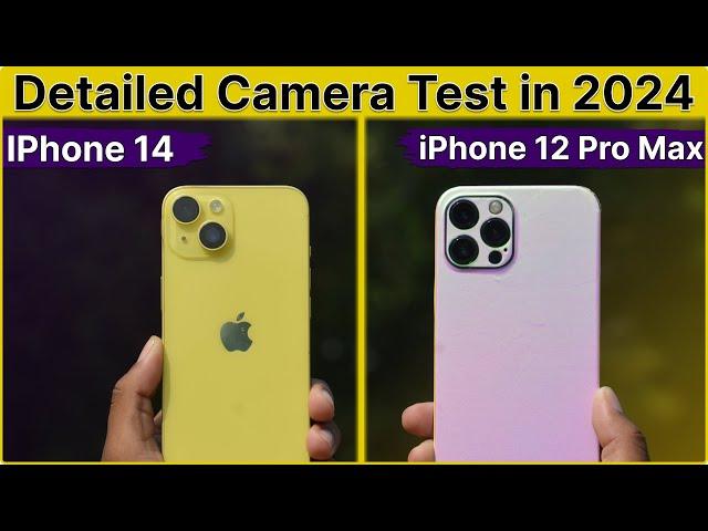 iPhone 12 Pro Max vs iPhone 14 Camera Comparison 2024| Detailed Camera Test in Hindi