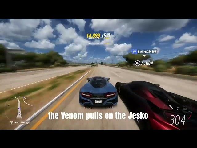 Why the Hennessey Venom F5  is FASTER than the Koenigsegg  Jesko in Forza Horizon 5