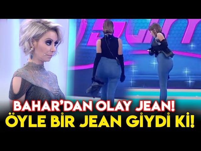 Bahar Candan,  Öyle Bir Jean Giydi ki Jüri Hayran Kaldı!