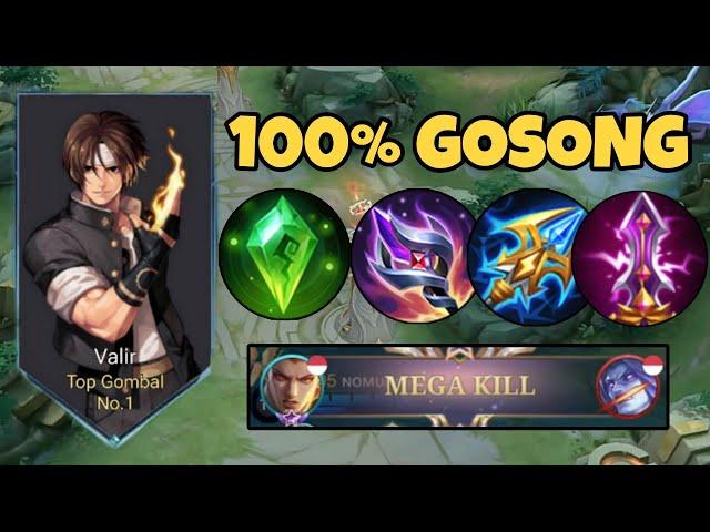 Valir Build High Damage Dijamin Hero Tipis 3x Hit Langsung KO‼️Beast Build Valir 2024 | Mlbb