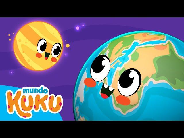 El Sistema Solar para Niños de Preescolar 🪐   Mundo Kuku