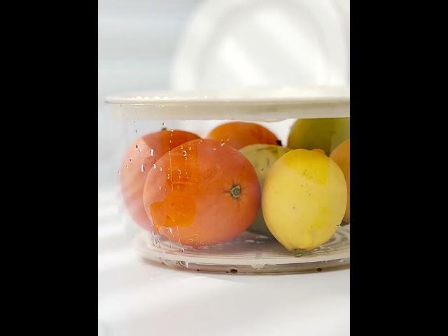 Миска-дуршлаг, рисомойка, контейнер для хранения и мытья круп, фруктов, овощей и ягод.