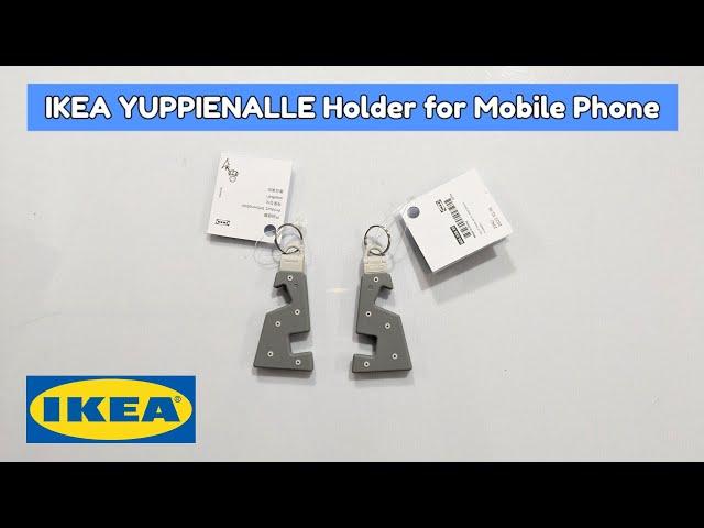 IKEA YUPPIENALLE Holder for mobile phone, grey#indiaunboxed