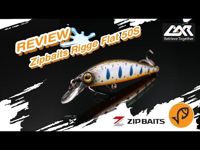 Zipbaits Rigge Flat 50s ][  Lure Action Review Channel