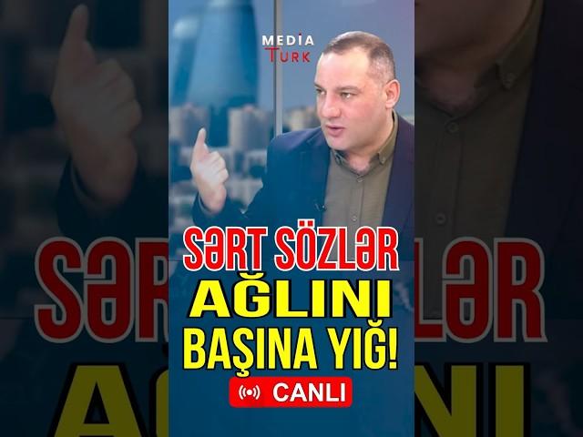 Kadırova SƏRT SÖZLƏR - Ağlını başına yığ! - Media Turk TV #mediaturk #trend #shortvideo