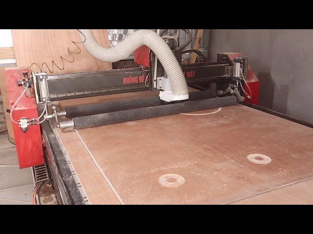 Design double 15 inch bass speakers on CNC machine - What's inside the speaker factory