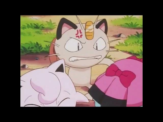 Jigglypuff slapping Snubbull and Meowth