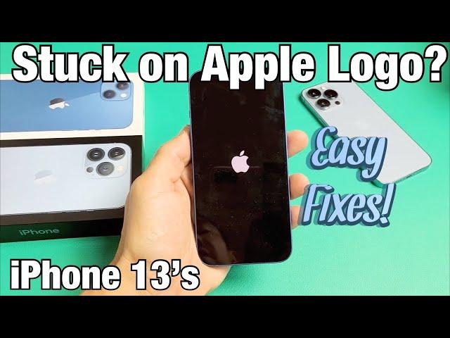 iPhone 13's: Stuck on Apple Logo? Easy Fixes!