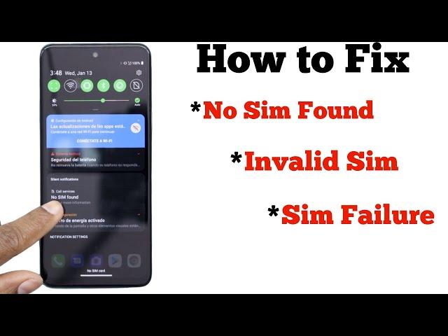 How to Fix No SIM Found, Invalid SIM, Or SIM Card Failure Error on Android