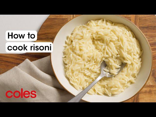 How to cook risoni | Back to Basics | Coles