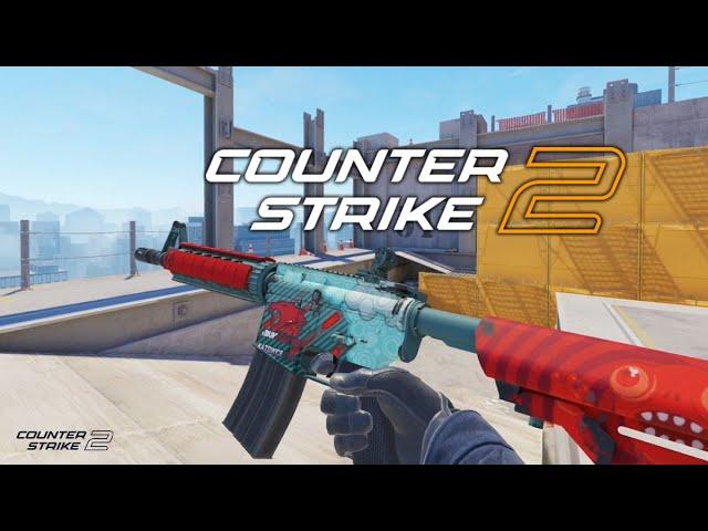 M4A4 Bullet Rain Skin | 4K60FPS Showcase & Review