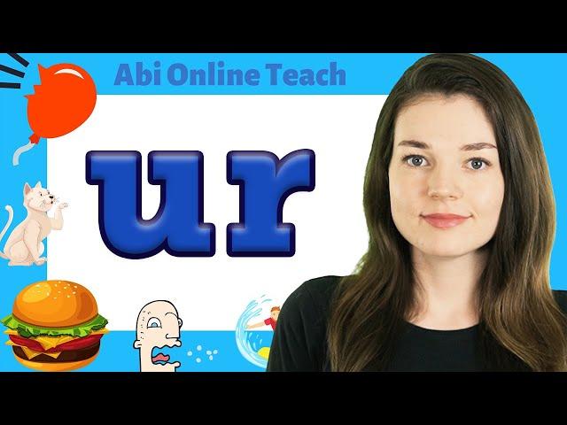 Phonics: UR Sound/Words (Digraph)