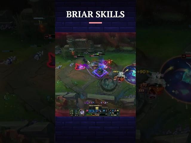 BRIAR SKILLED ??  #broken #leagueoflegends #lol #briar #toplane #tiky #kameto #lec #vayne  #1v4