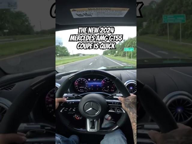 THE NEW 2024 MERCEDES AMG GT55 COUPE IS QUICK #youtubeshorts #viralvideo #driving #pov #car