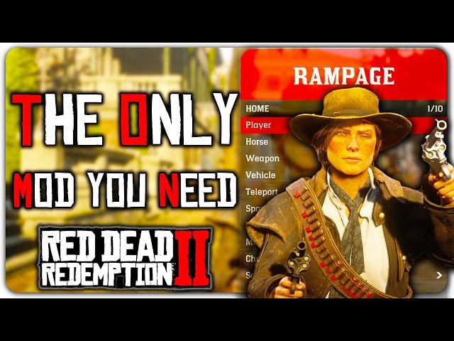 The Only Mod You NEED For RDR2 - Rampage Trainer