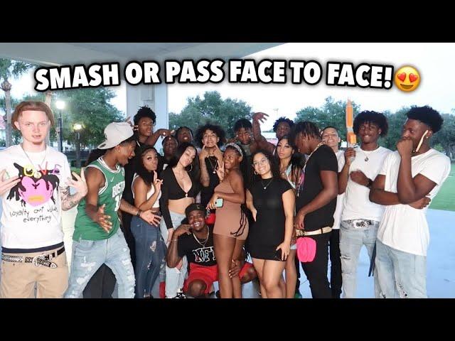 SMASH OR PASS BUT FACE TO FACE YOUTUBERS EDITION!