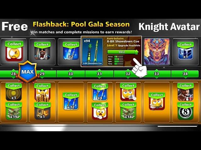 impossible win  Knight Cue And Avatar Free  Season Pool Gala Level Max