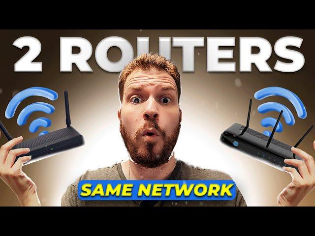 how to connect routers on same network