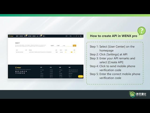 如何在WENX Pro创建API ( EN ）How to create API in WENX pro
