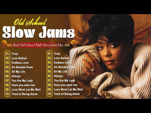 R&B Slow Jam Greatest Hits Playlist  Slow Jams Mix 70's 80's 90's  Slow Jam Love Songs