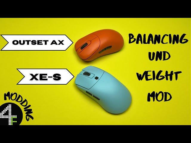 Vaxee Outset AX und XE-S | Sehr einfaches Balancing & Weight Mod.