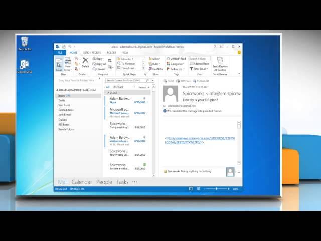 How to schedule email delivery in Microsoft® Outlook 2013