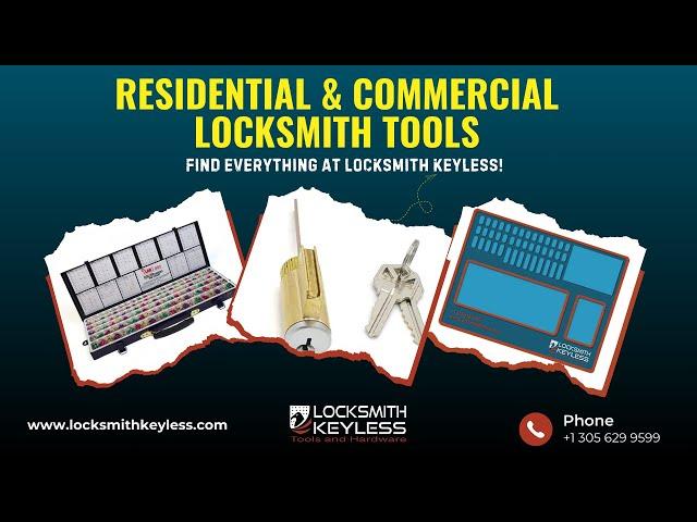 Residential & Commercial Locksmith Tools – Find Everything at Locksmith Keyless!