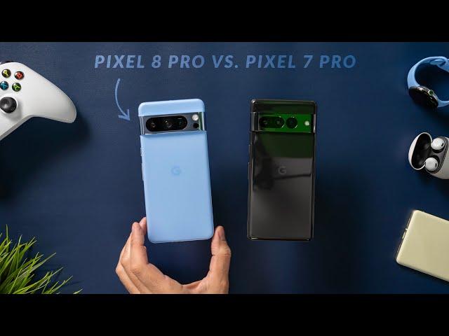 Pixel 8 Pro vs Pixel 7 Pro Review -  Brighter, Faster and More AI!