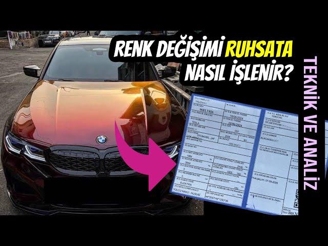 Renk Değişimi Ruhsata Nasıl İşletilir? | Masrafı ve Cezası Ne Kadar?