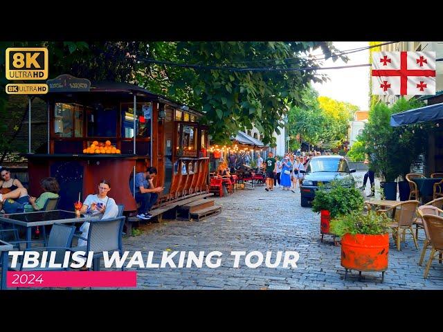 Tbilisi Georgia Walking tour 2024 | 8K