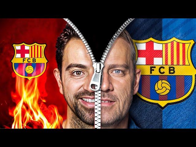 Xavi vs Hansi Flick