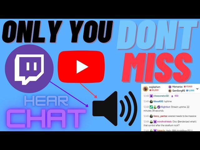 Never Miss a Twitch Chat Message Again | TTS Tutorial