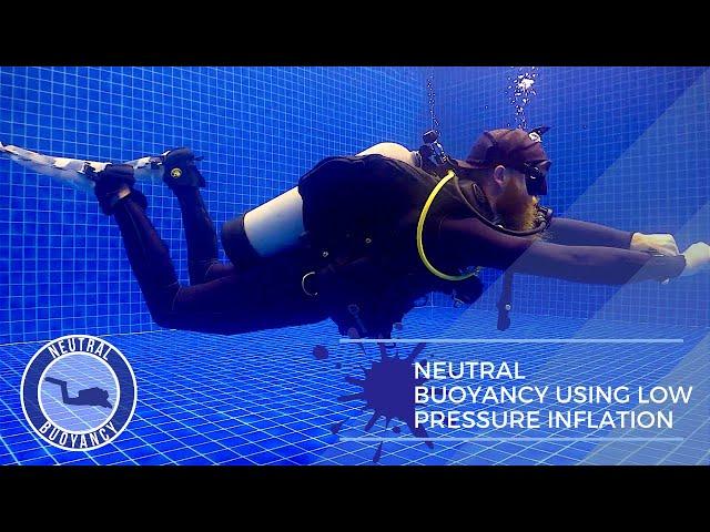 How to Get Neutral Buoyancy (Using Low Pressure Inflator)  PADI Divemaster Skill Circuit