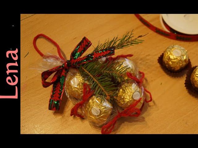 𝗞𝗿𝗲𝗮𝘁𝗶v𝗲 𝗧𝗶𝗽𝗽𝘀 v𝗼𝗻 𝗟𝗲𝗻𝗮  DIY Ferrero Rocher Weihnachtlicher Kranz - Ferrero Rocher Christmas wreath