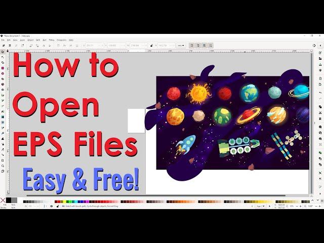 How to Open EPS Files and Export an Element to PNG (for Free) | Tip