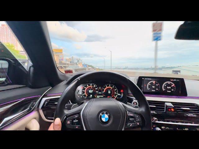 DAYTIME HIGHWAY CRUISE POV (CUTTING UP IN TRAFFIC)