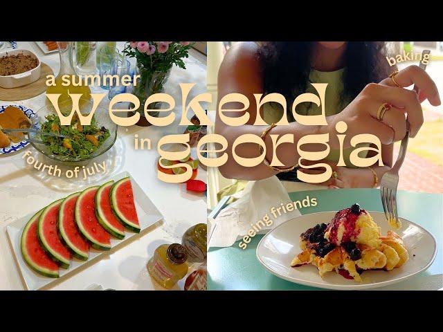 georgia diaries 🫐 | summer baking, fourth of july, postgrad chat