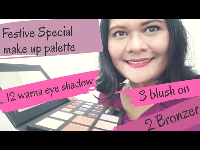 Review Festive special Make Up palette | welcome program 3 | Oriflame