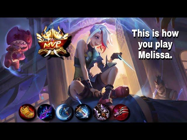 This is how you play Melissa by JDMac | Top 1 GLOBAL Melissa by JDMac ~ mlbb